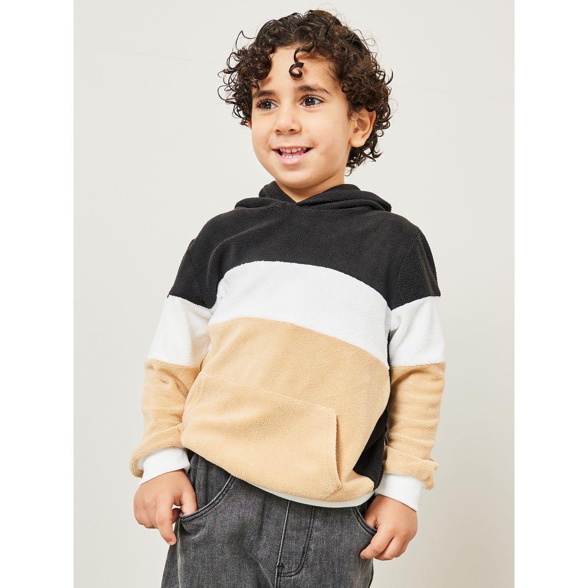 Styli Colorblock Teddy Hoodie-boys-clothing-winterwear-sweatshirts-image-2