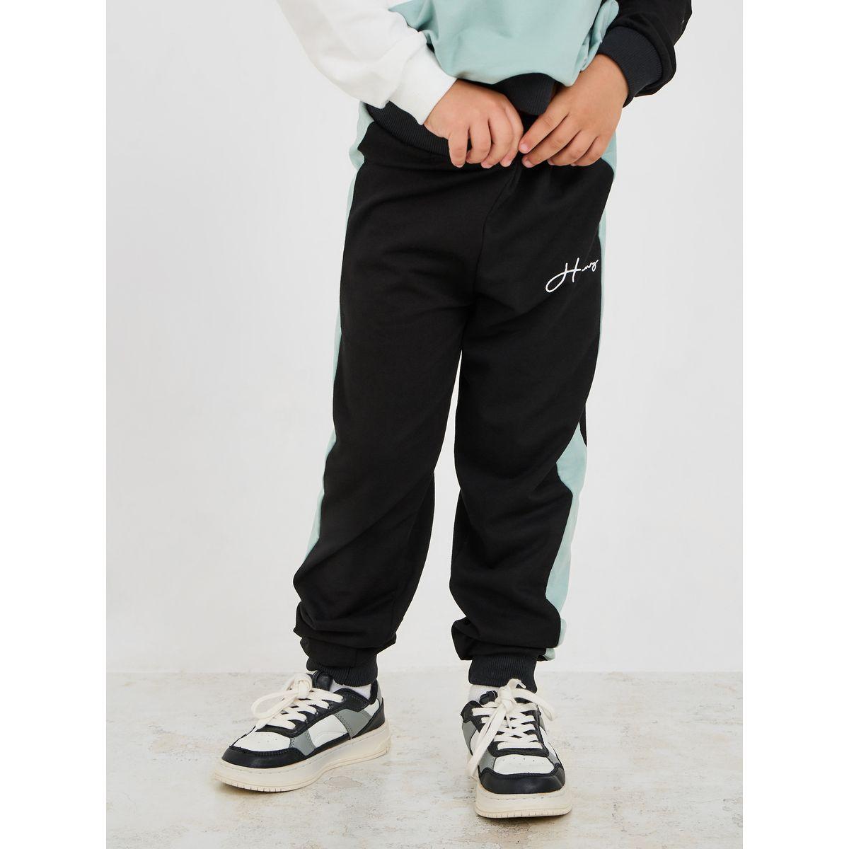 Styli Colorblock Embroidery Sweatshirt & Jogger Set-boys-clothing-setsandcoords-image-6
