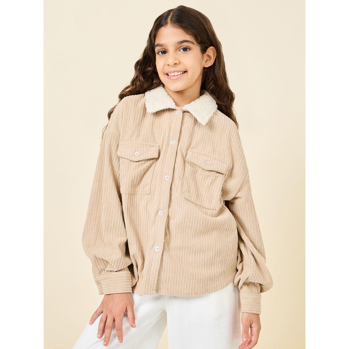 Styli Elevate Sherpa Collar Oversized Longline Jacket-girls-clothing-jacketsandcoats-image-3