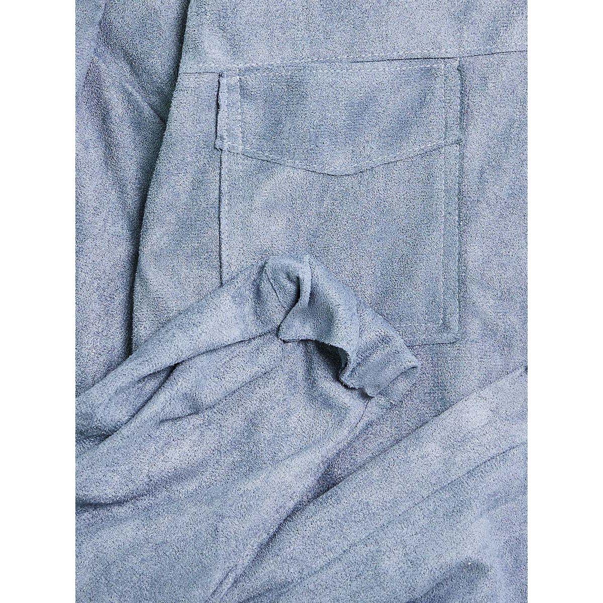 Styli Elevate Suede Look Oversized Jacket with Buttons-girls-clothing-jacketsandcoats-image-7