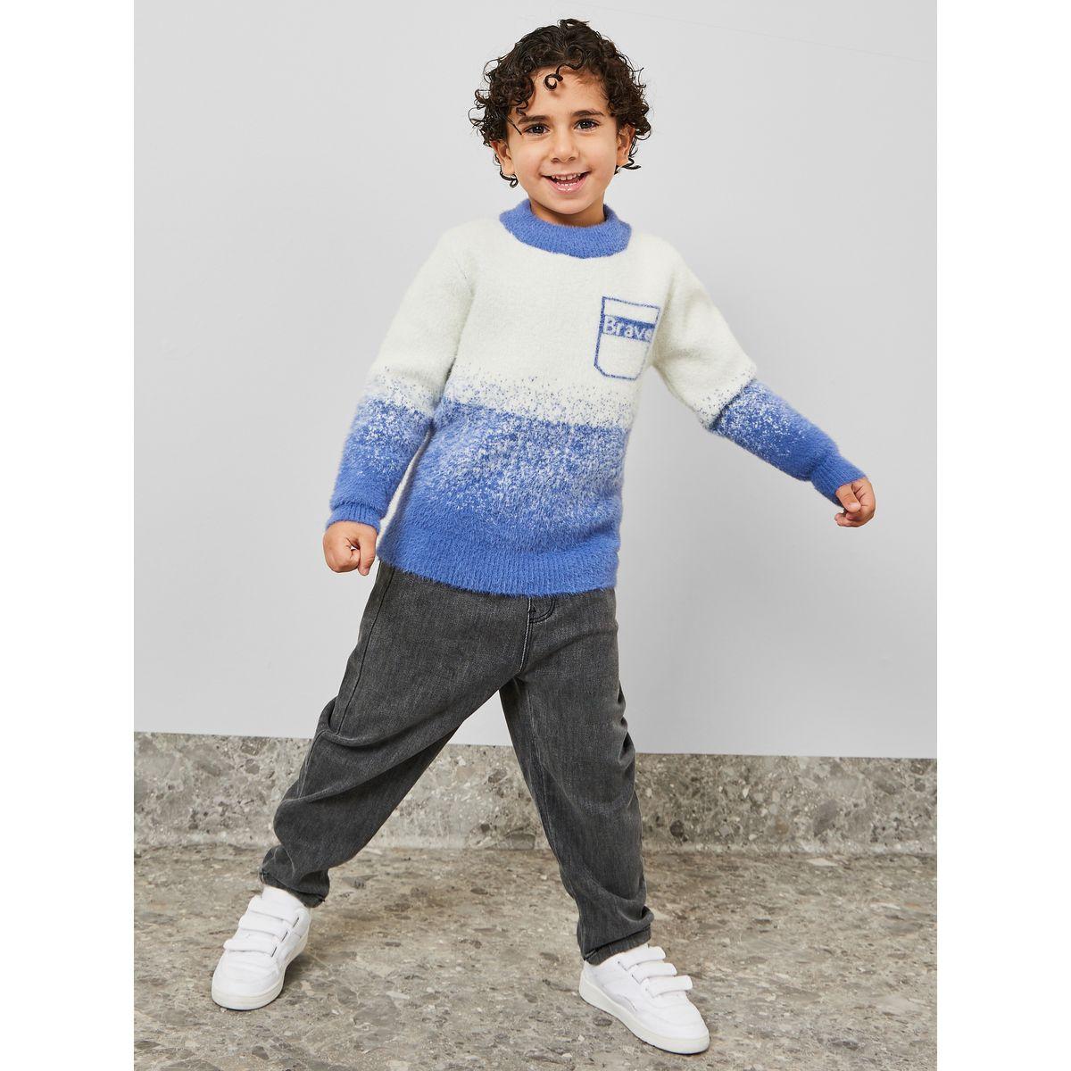 سويتر مطبع بطبعة متدرجة-boys-clothing-jumpersandcardigans-image-2