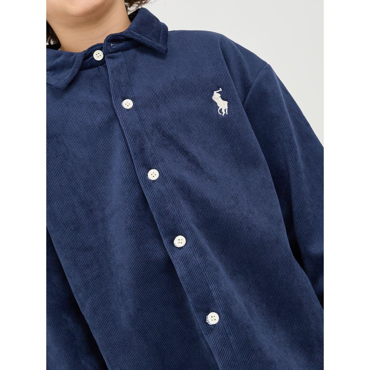 Styli Embroidery Thermal Lined Shirt-boys-clothing-shirts-image-4