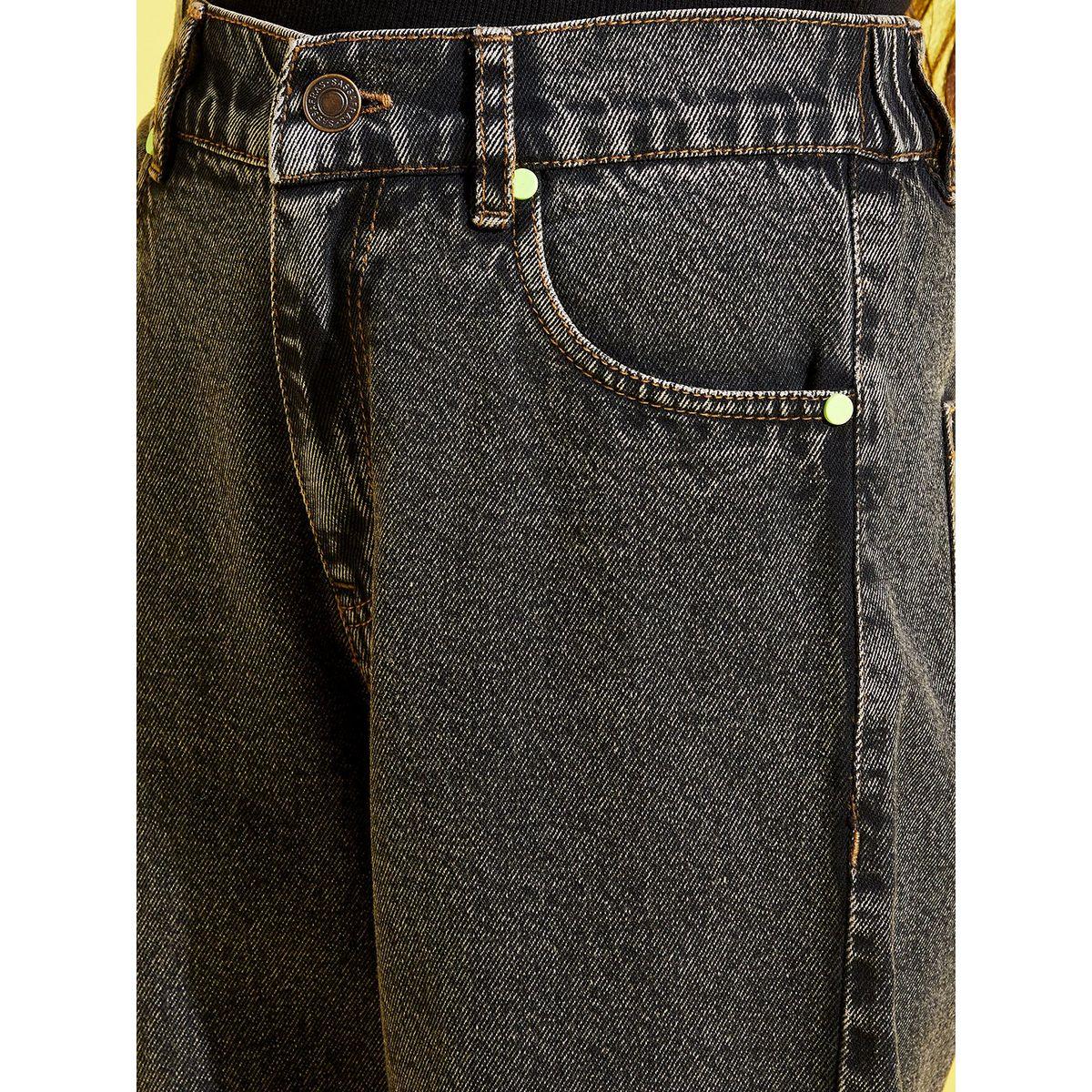 جينز بقصة مستقيمة وتفاصيل باهتة نوه-فوه × ستايلي-girls-clothing-bottoms-jeansandjeggings-image-3