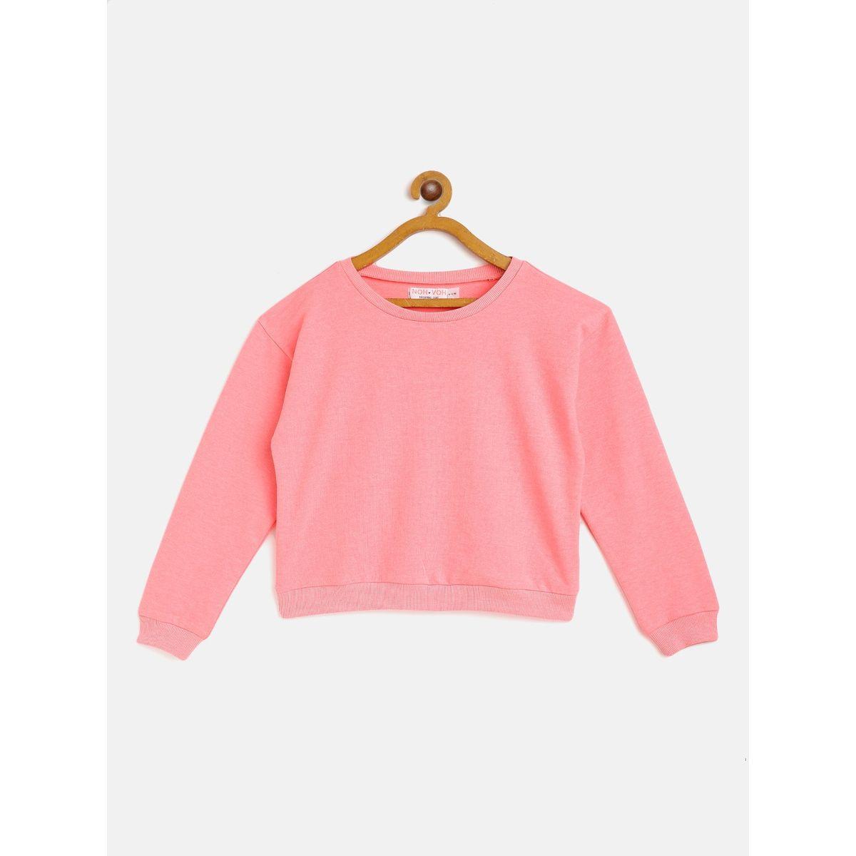 Noh-Voh X Styli Terry Crop Sweatshirt-baby-girls-clothing-sweatshirts-image-1