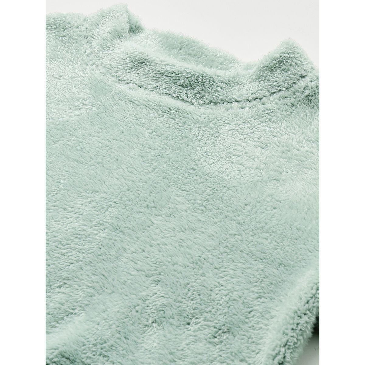 Noh-Voh X Styli Faux Fur High Neck Regular Sweatshirt-girls-clothing-winterwear-sweatshirts-image-2