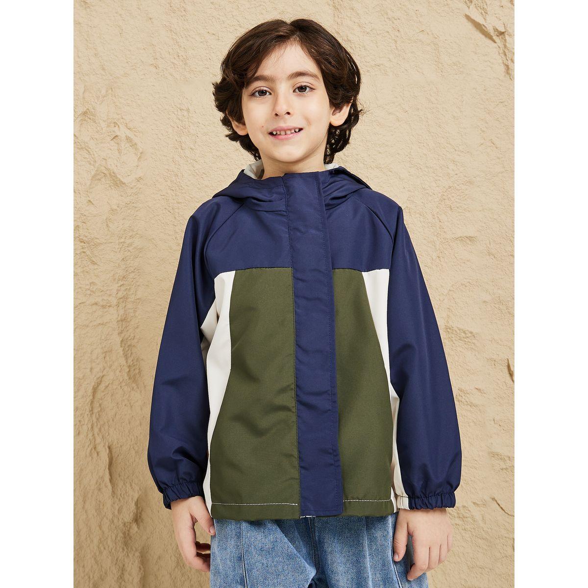 Styli Colorblock Zip Through Light Jacket-boys-clothing-jacketsandcoats-image-1