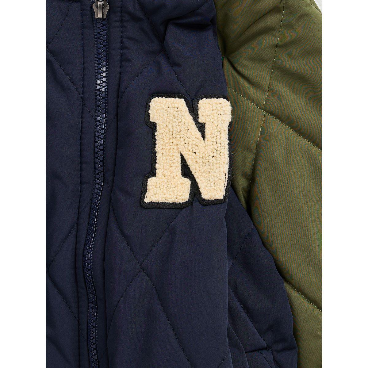 Styli Colorblock Quilted Jacket With Letter Patch-boys-clothing-jacketsandcoats-image-9