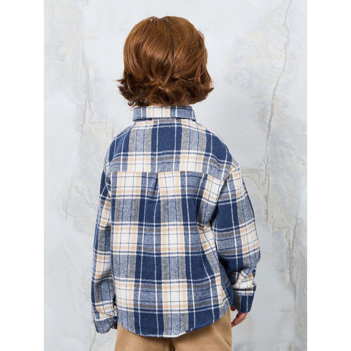 قميص كاروهات بأزرار غلق-boys-clothing-shirts-image-5