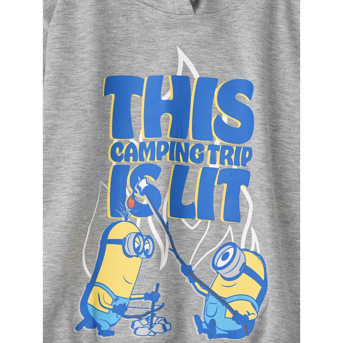 Minions Graphic Print Hoodie-baby-girls-clothing-sweatshirts-image-4