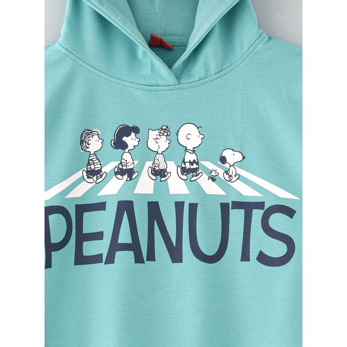 Peanuts Snoopy Graphic Print Hoodie-baby-girls-clothing-sweatshirts-image-3