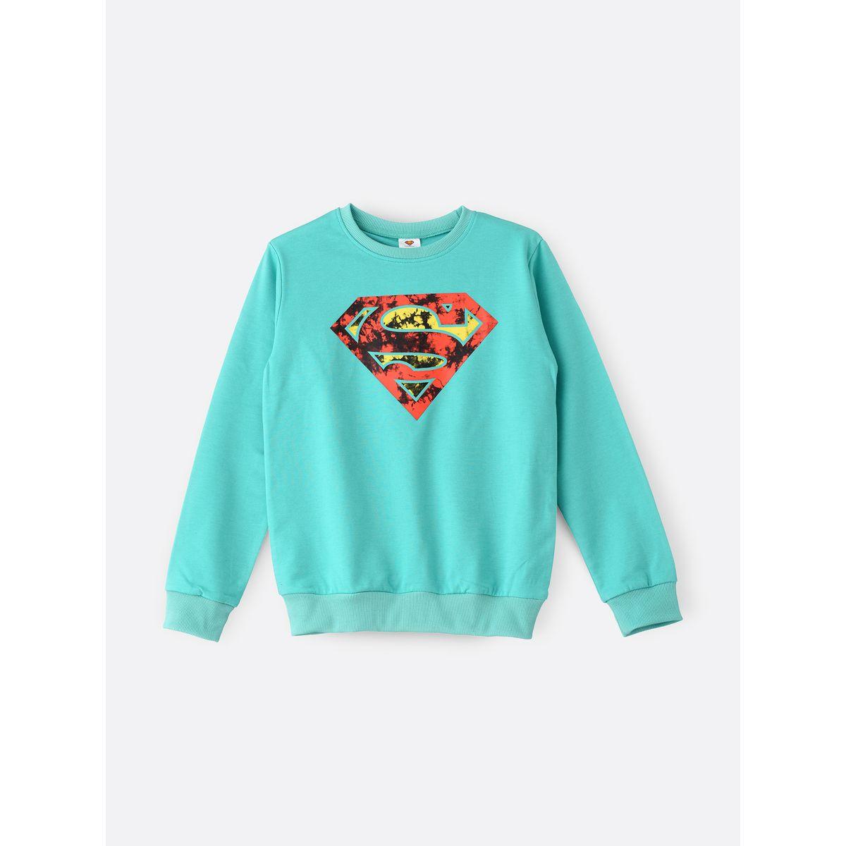 هودي مطبع بطبعة سوبر مان-boys-clothing-winterwear-sweatshirts-image-1