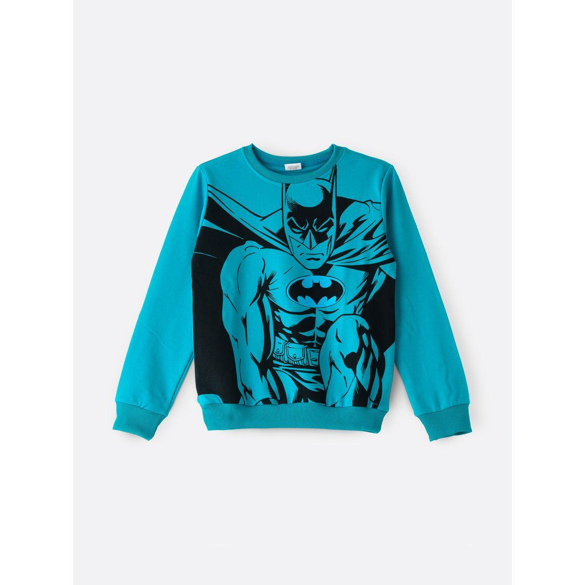 Batman Graphic Print Sweatshirt-boys-clothing-winterwear-sweatshirts-image-1