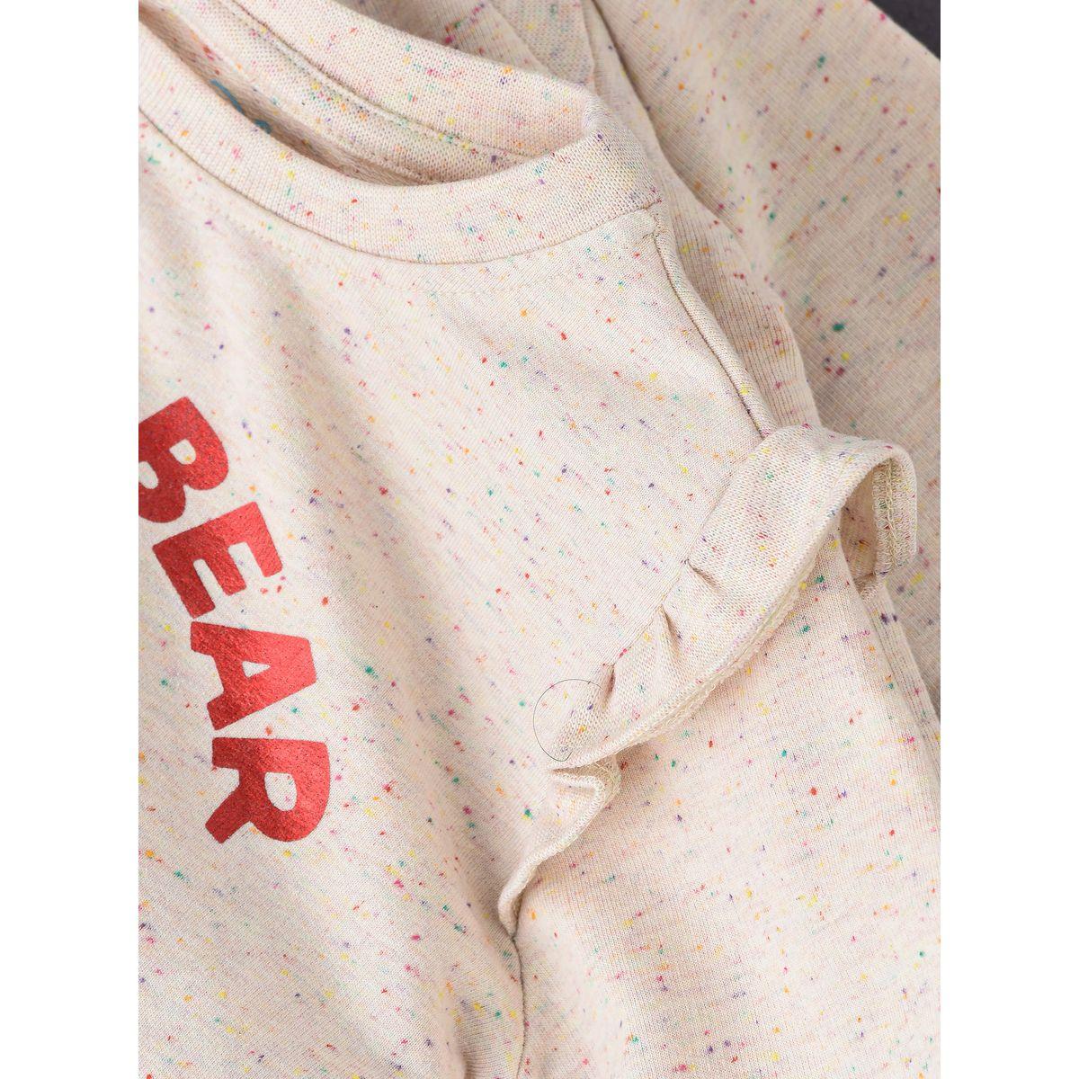 Disney Winnie The Pooh Print Frill Detail Sweatshirt-girls-clothing-winterwear-sweatshirts-image-4