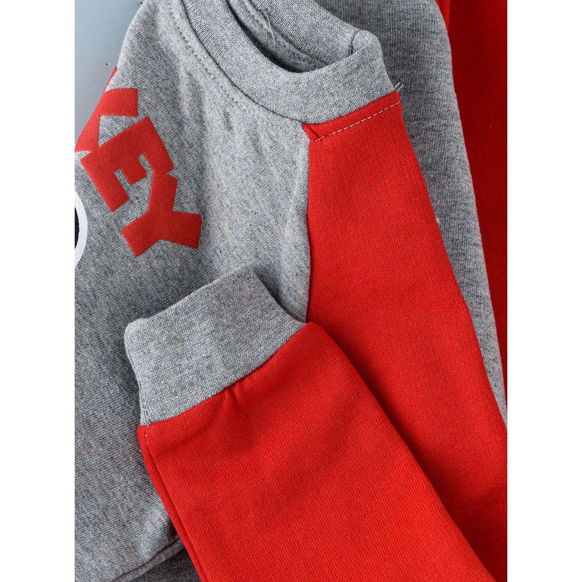 Disney Mickey Mouse Print Colorblock Sweatshirt-boys-clothing-winterwear-sweatshirts-image-4