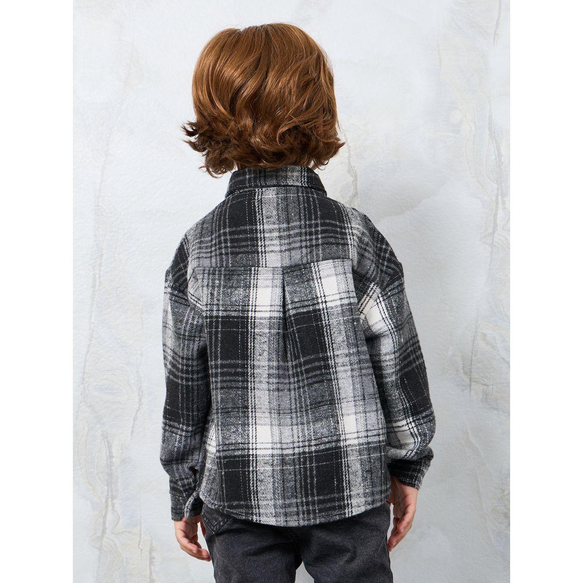 قميص كاروهات بقصة مريحة-boys-clothing-shirts-image-5