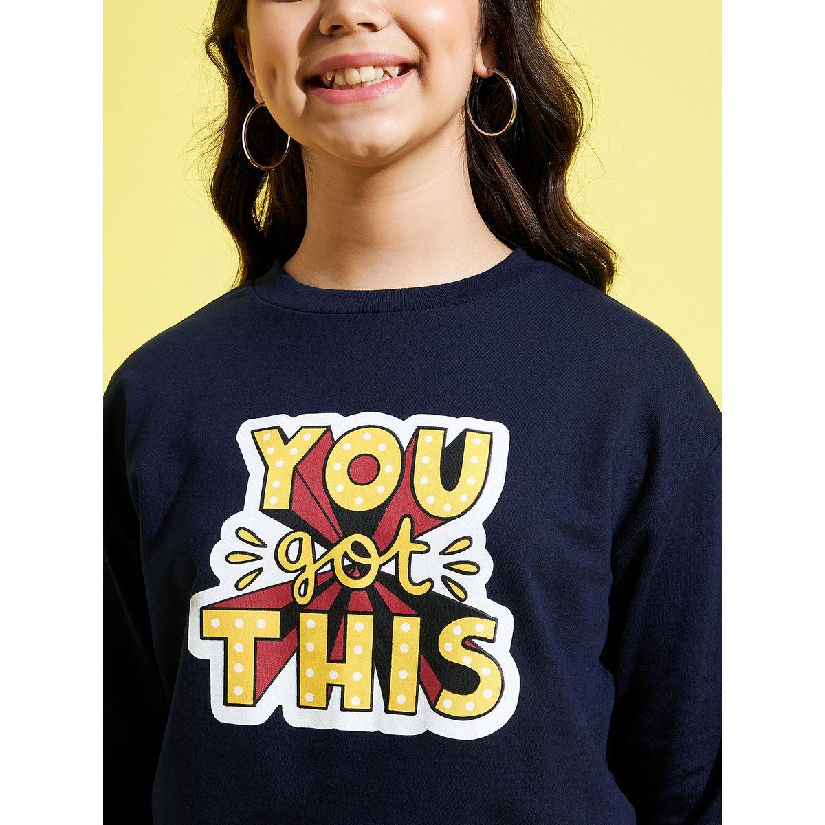 سويت شيرت مطبع بكتابة-baby-girls-clothing-sweatshirts-image-2