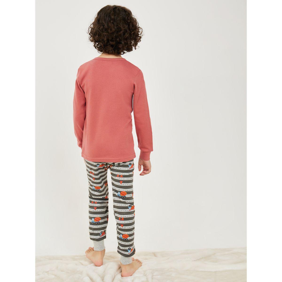 طقم بيجاما من ( تيشيرت + بنطال )-boys-clothing-nightwear-image-5