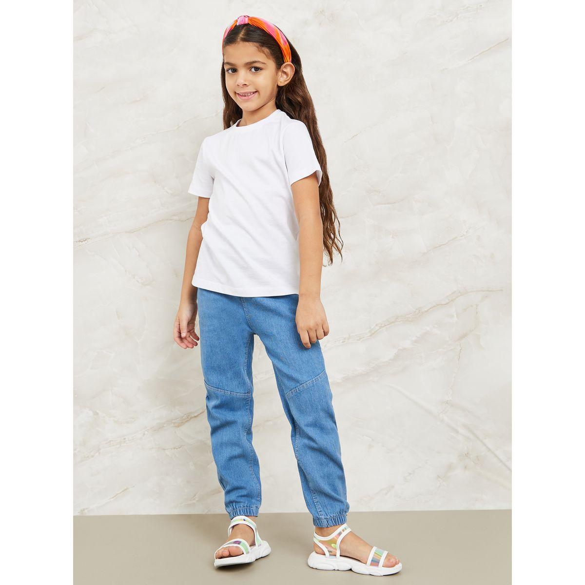 Styli Pocket Detail Jogger Jeans-girls-clothing-bottoms-jeansandjeggings-image-1
