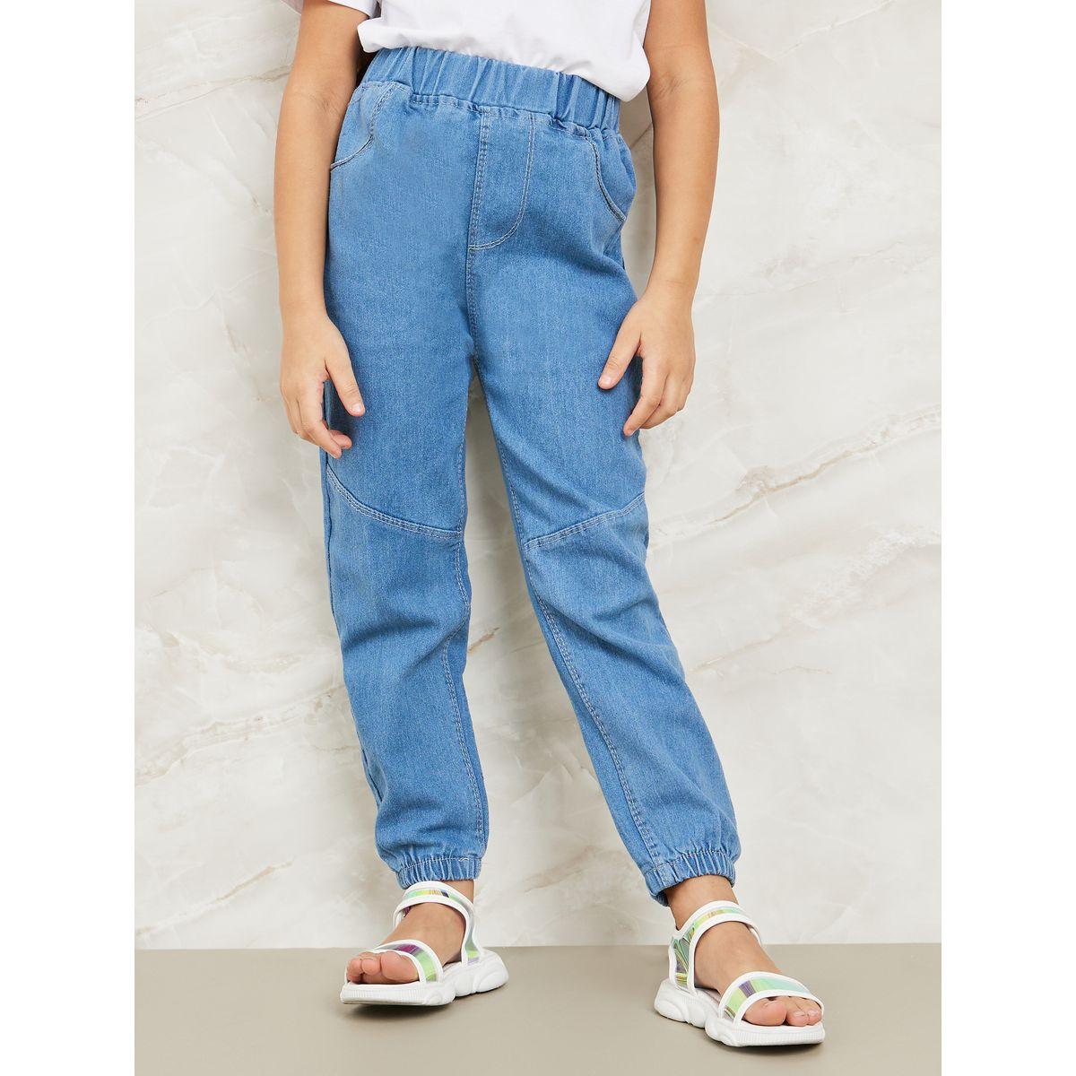 جينز جوغر مزين بجيوب-girls-clothing-bottoms-jeansandjeggings-image-2