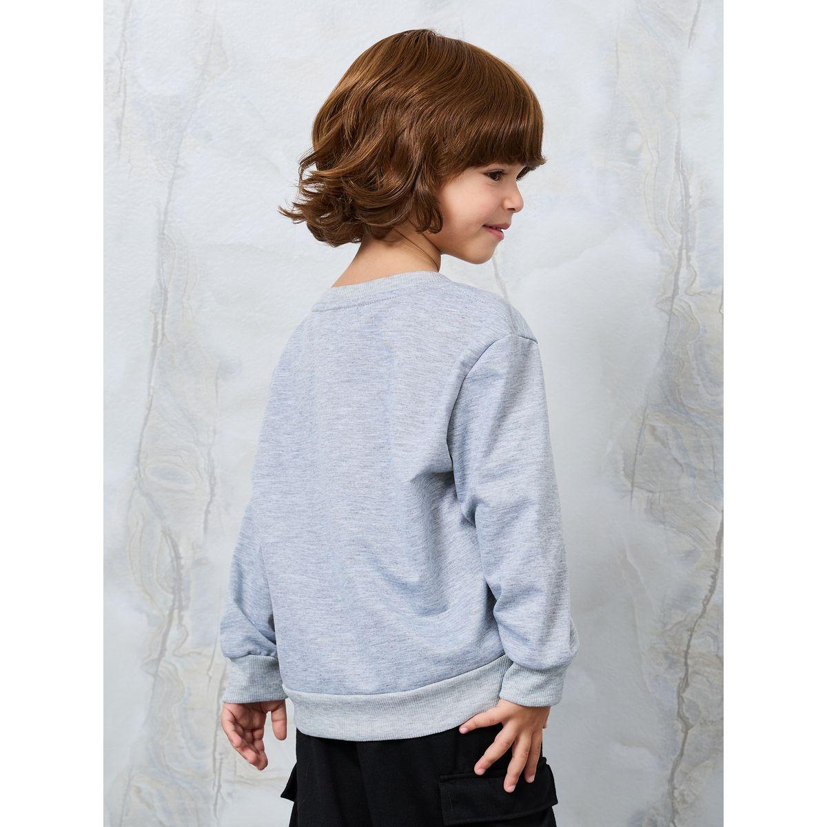 Styli Slogan Print Round Neck Sweatshirt-boys-clothing-winterwear-sweatshirts-image-4