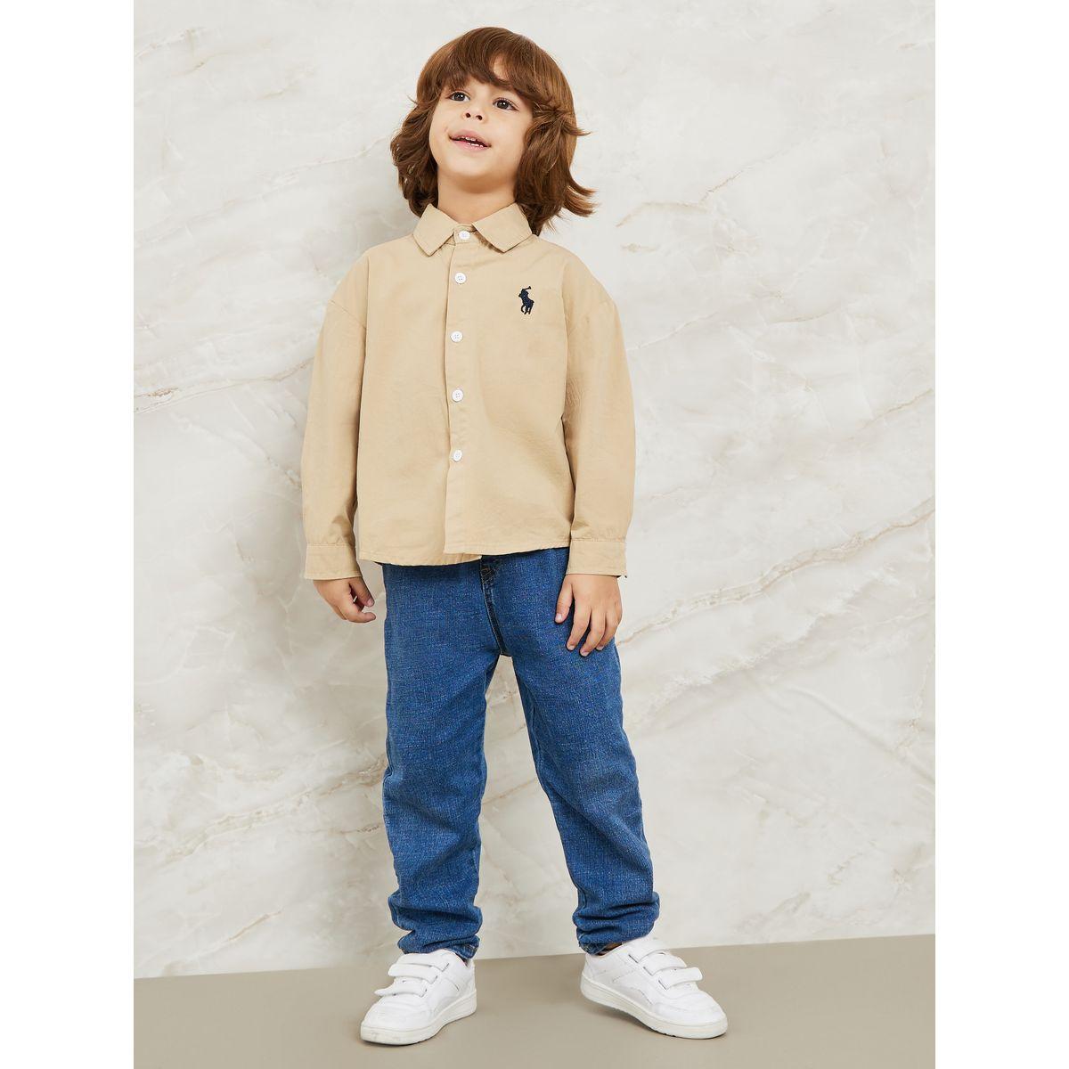 Styli Embroidery Detail Regular Shirt-boys-clothing-shirts-image-2