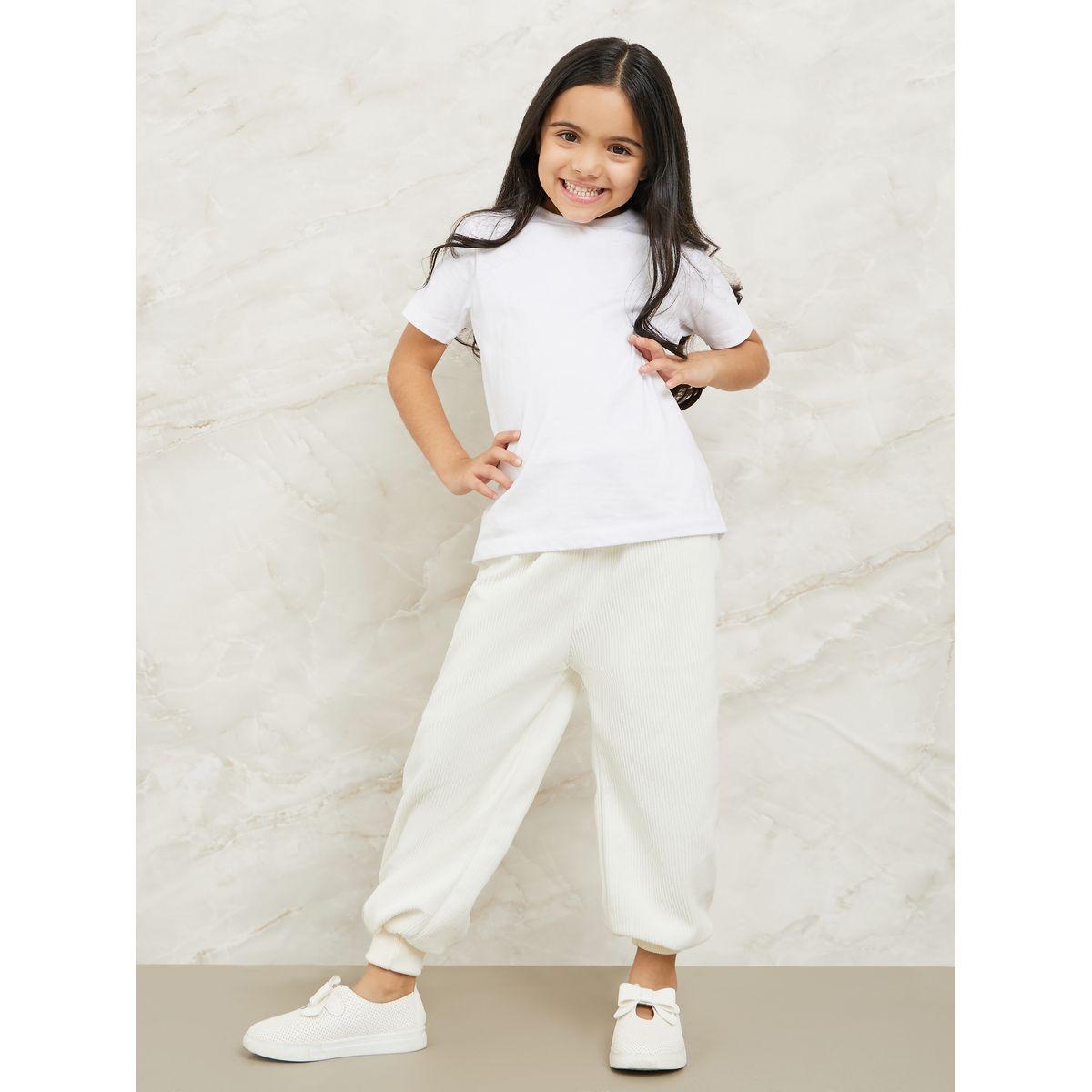 Styli Patch Detail Corduroy Jogger-girls-clothing-bottoms-joggersandtrackpants-image-2