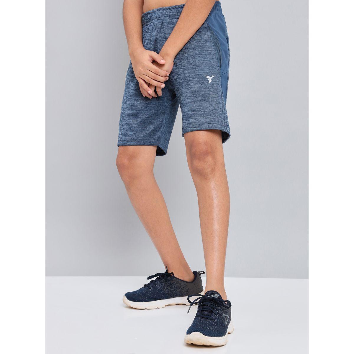 شورت رياضي بنسيج الميلانج تكنوسبورت × ستايلي-boys-clothing-sportswear-bottoms-image-6