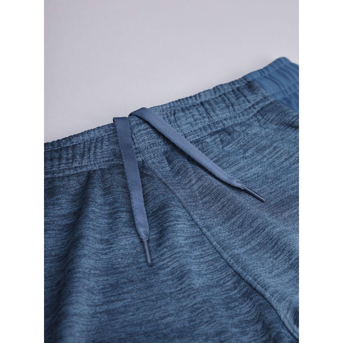 Technosport X Styli Contrast Side Panel Melange Active Shorts-boys-clothing-sportswear-bottoms-image-3