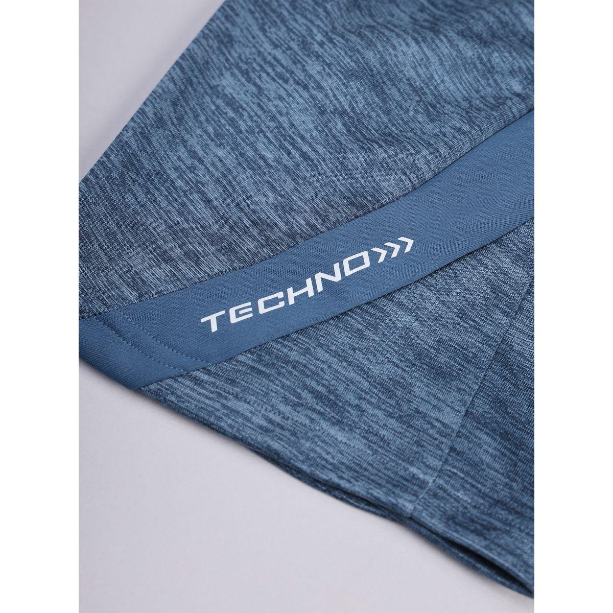 شورت رياضي بنسيج الميلانج تكنوسبورت × ستايلي-boys-clothing-sportswear-bottoms-image-1