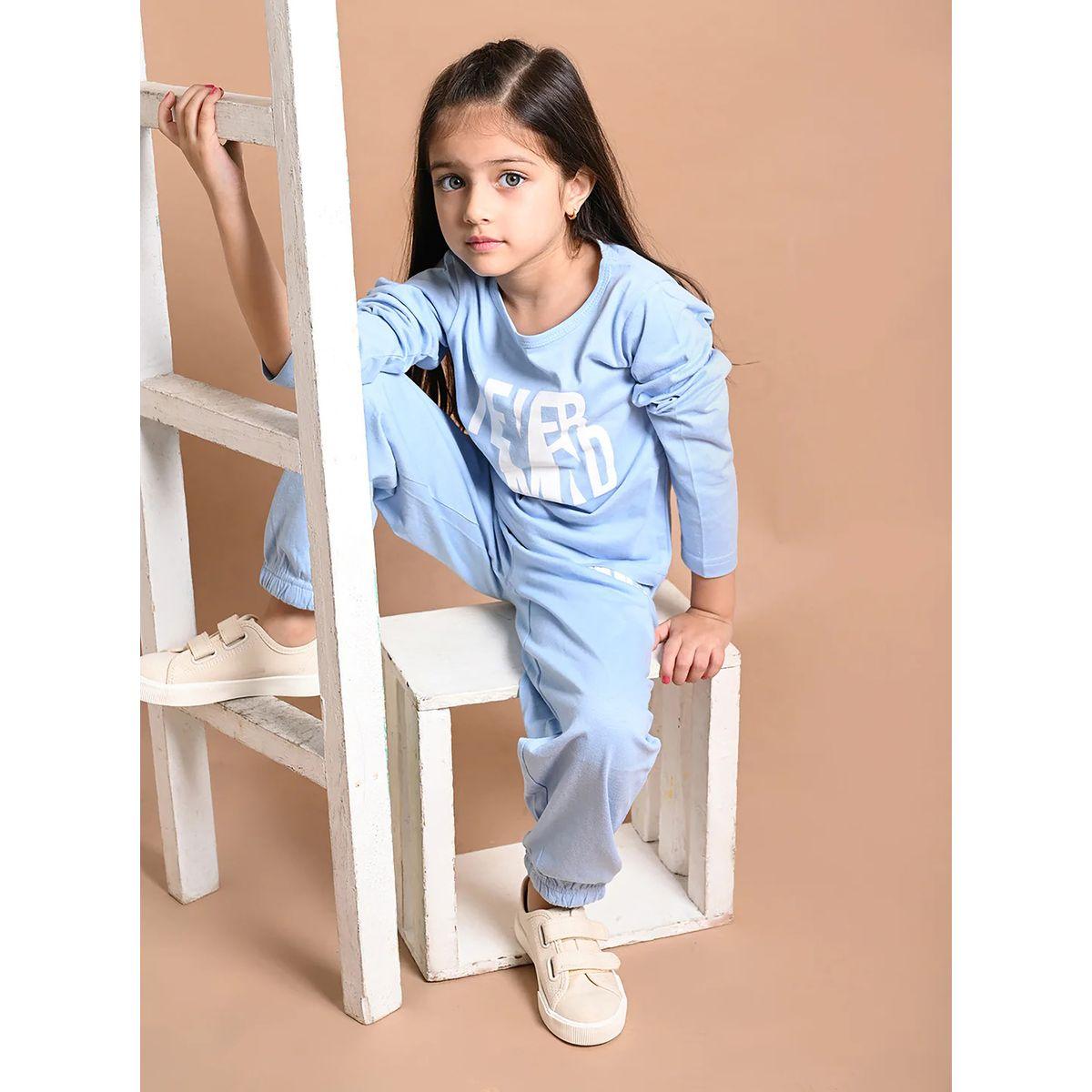 LilPicks X Styli Never Mind Slogan Printed Top & Jogger Set-girls-clothing-setsandcoords-image-1