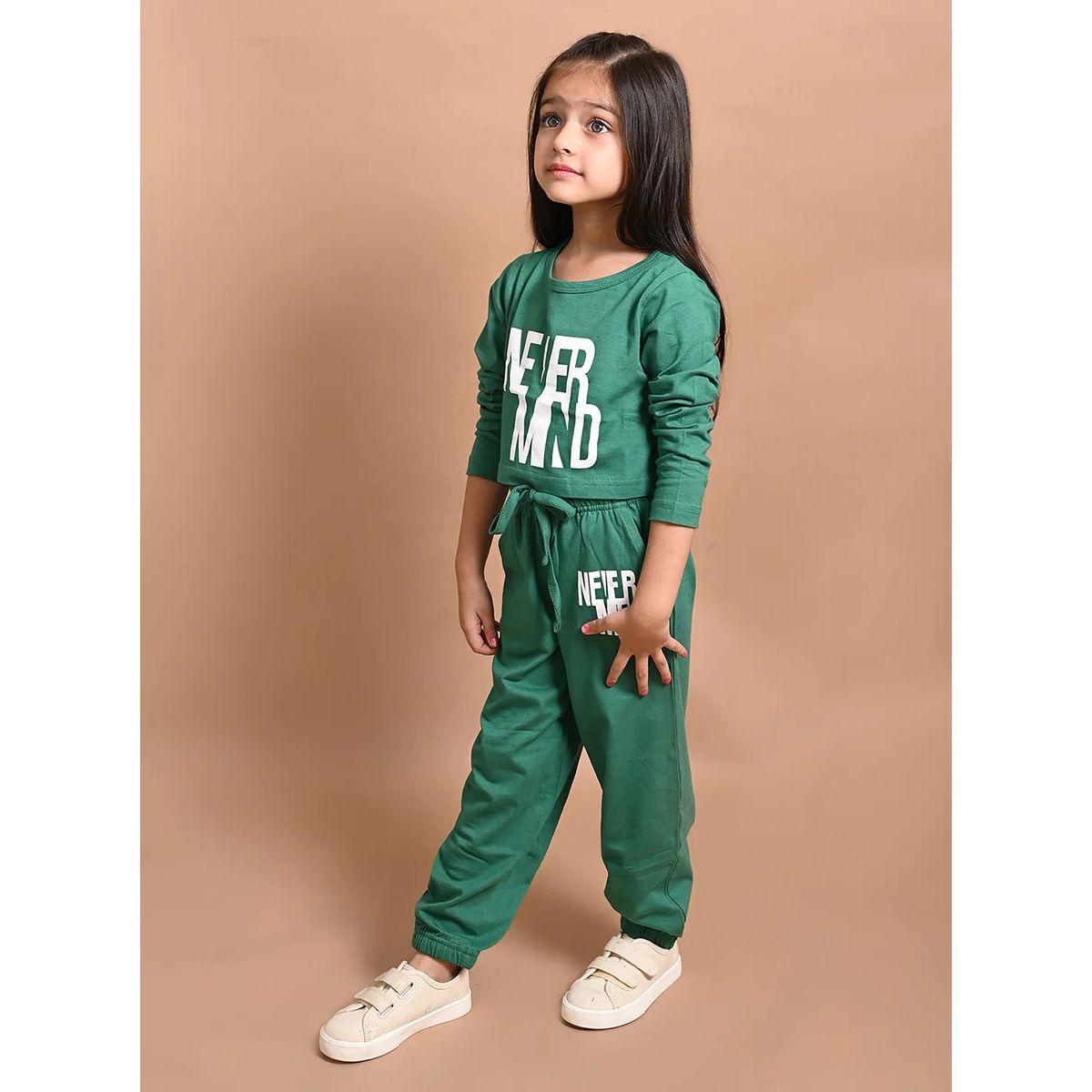مجموعة من ( جوغر + بلوزة قصيرة ) ليل بيكس × ستايلي-girls-clothing-setsandcoords-image-2