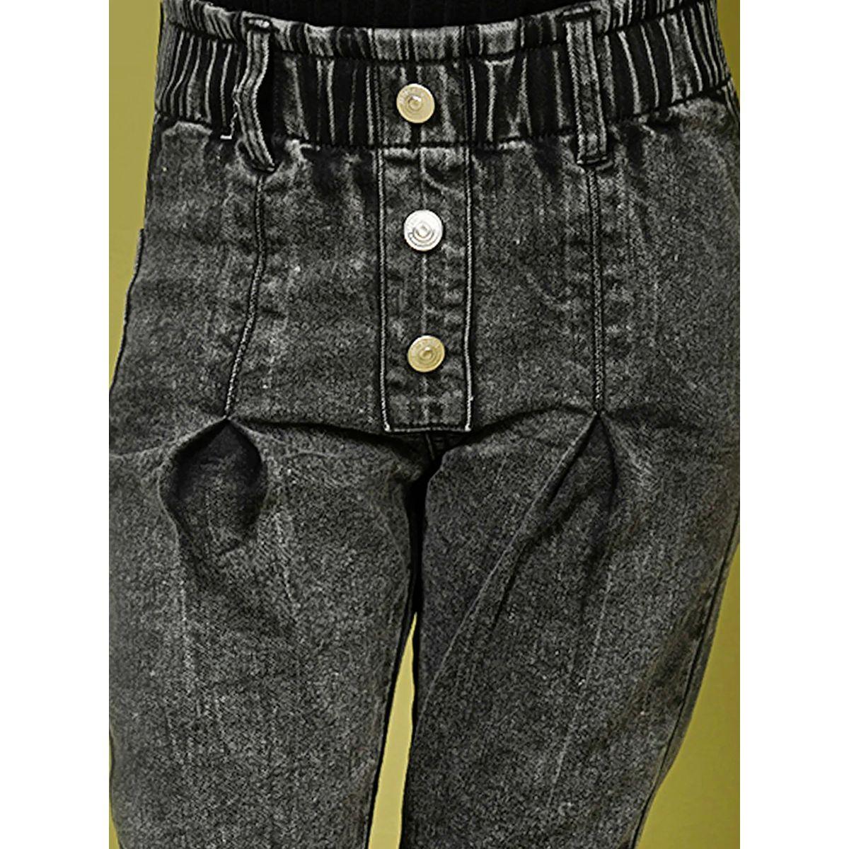 LilPicks X Styli Paper Bag Waist Slim Fit Jeans-girls-clothing-bottoms-jeansandjeggings-image-4