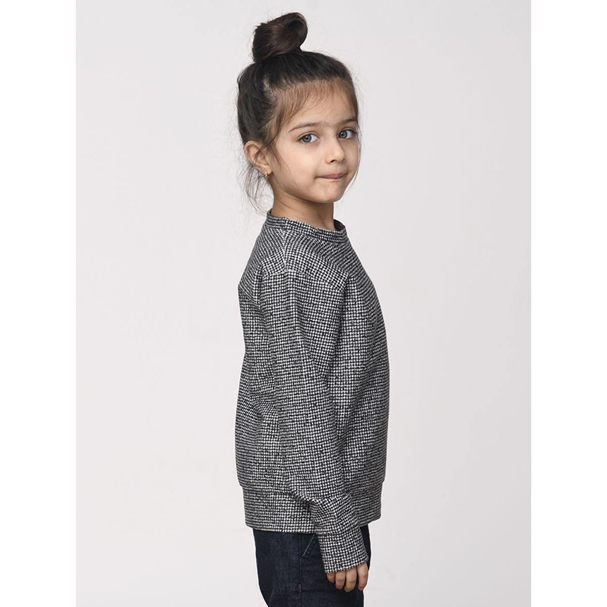 LilPicks X Styli  Check Print Regular Fit Sweatshirt-baby-girls-clothing-sweatshirts-image-3