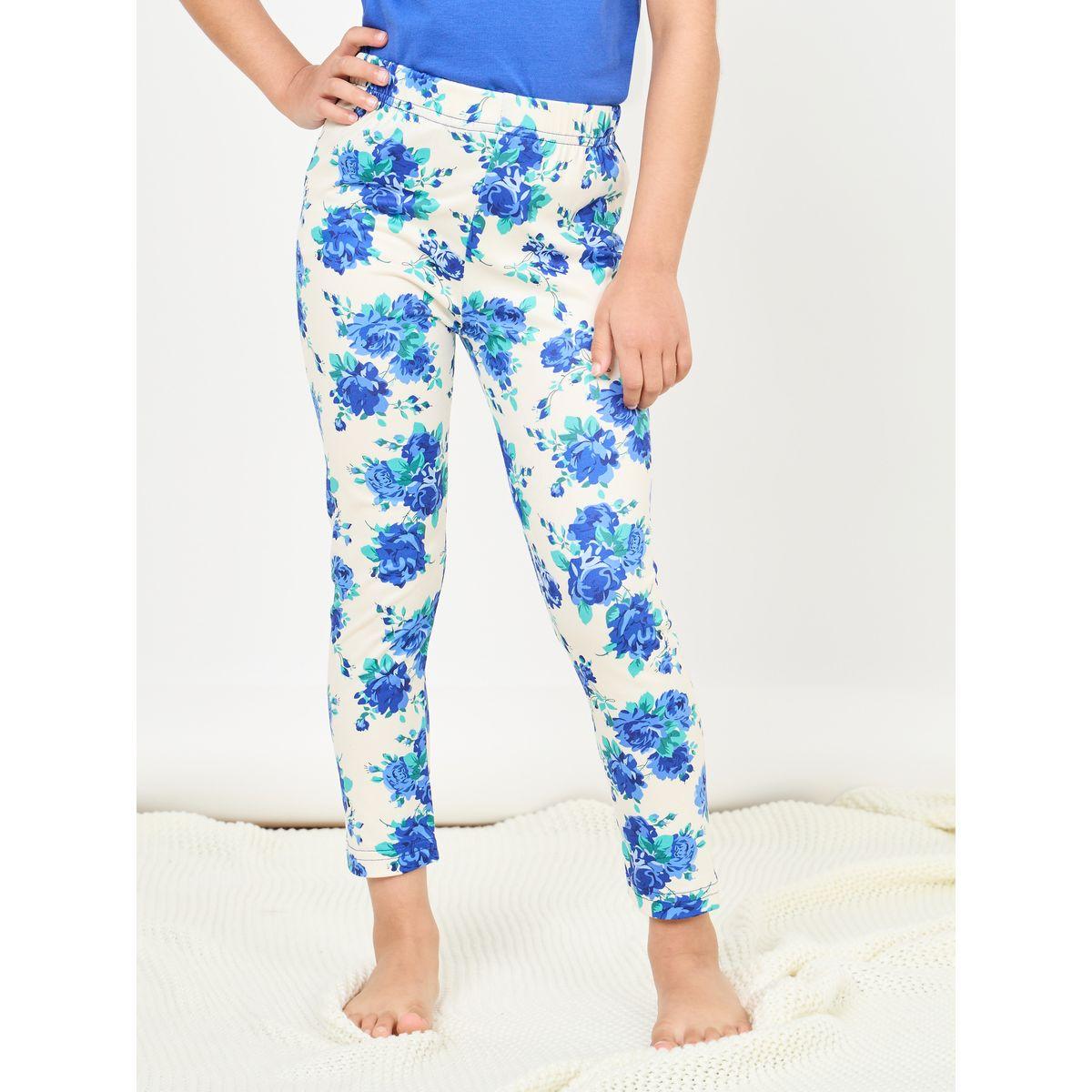 Styli Slogan Printed Floral T-Shirt & Pyjama Set-girls-clothing-nightwear-image-4
