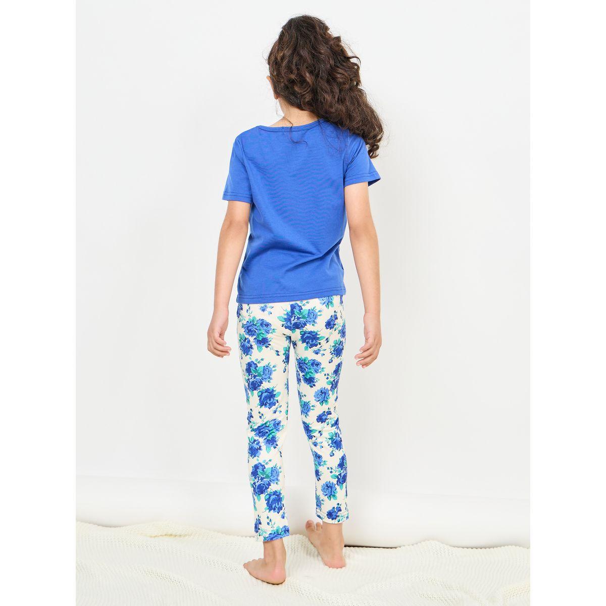 طقم بيجاما من ( تيشيرت + بنطال )-girls-clothing-nightwear-image-5