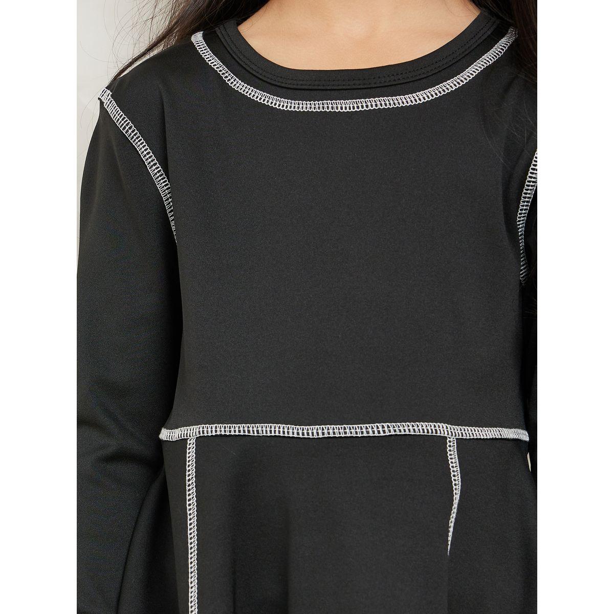 فستان بتفاصيل كشكش ودرزات-girls-clothing-dressesandjumpsuits-image-4