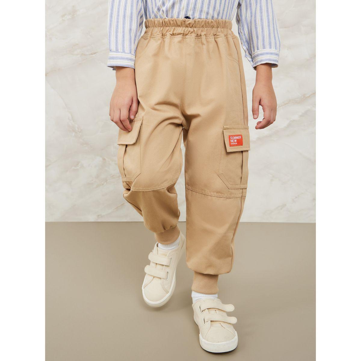 بنطال كارجو بحواف مكبلة وجيوب-boys-clothing-bottoms-trousers-image-1