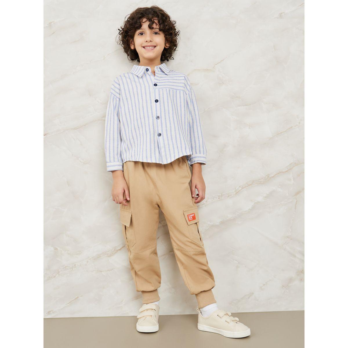 بنطال كارجو بحواف مكبلة وجيوب-boys-clothing-bottoms-trousers-image-2