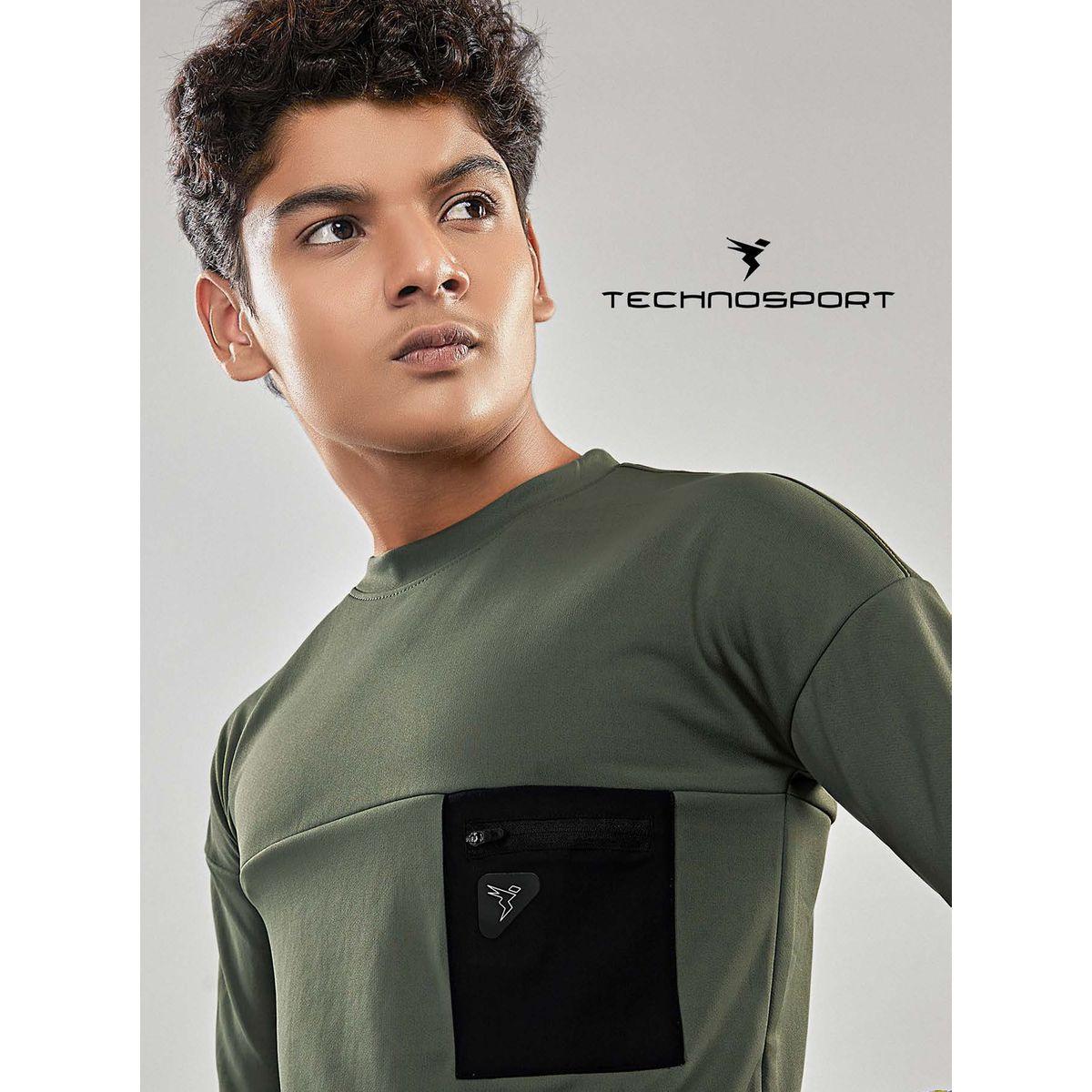 Contrast Pocket Detail Crew Neck Active Sweatshirt-boys-clothing-jumpersandcardigans-image-2