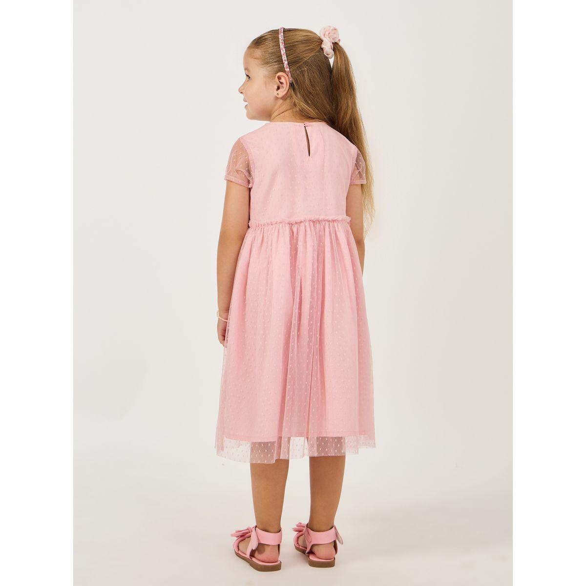 Styli Sequined Mesh Insert Dress-girls-clothing-dressesandjumpsuits-image-4