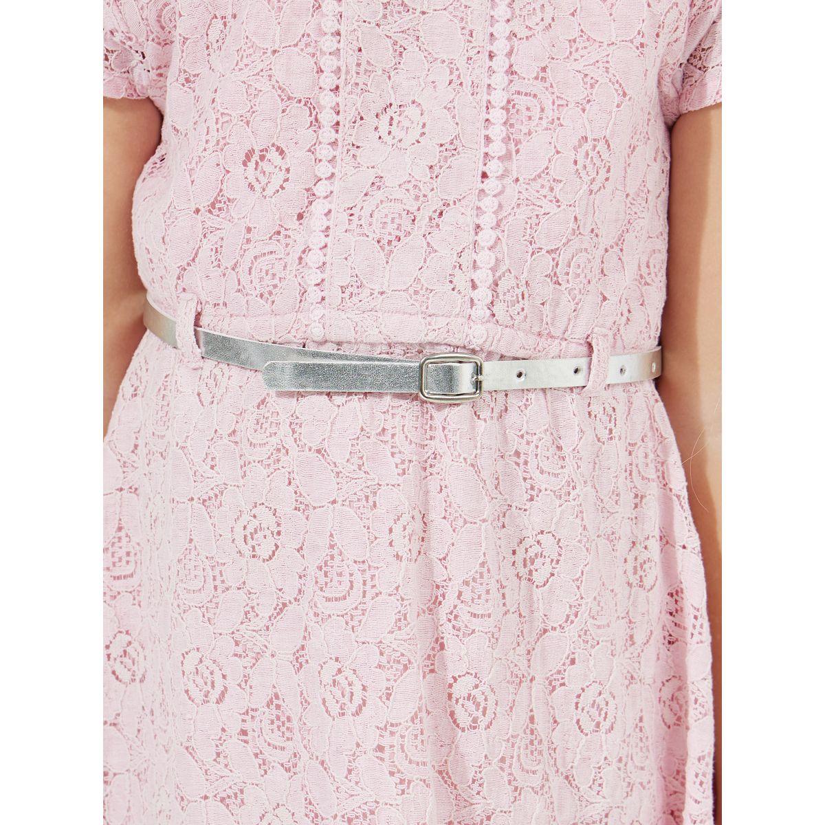 Styli Lace Insert Belted Dress-girls-clothing-dressesandjumpsuits-image-3