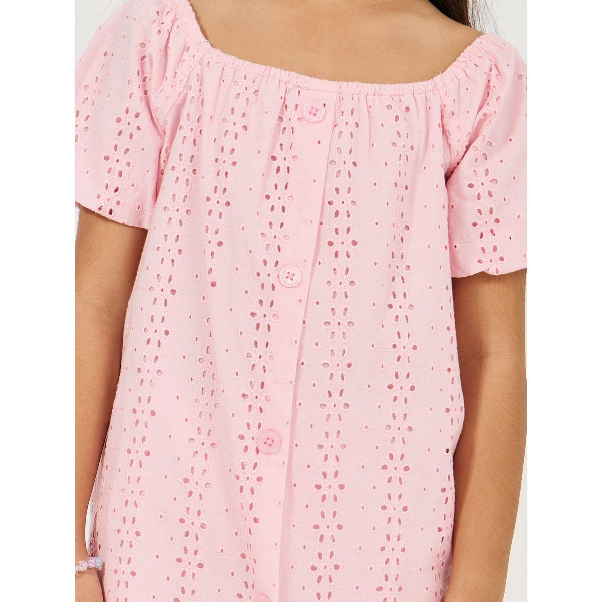 Styli Square Neck Eyelet Dress-girls-clothing-dressesandjumpsuits-image-3
