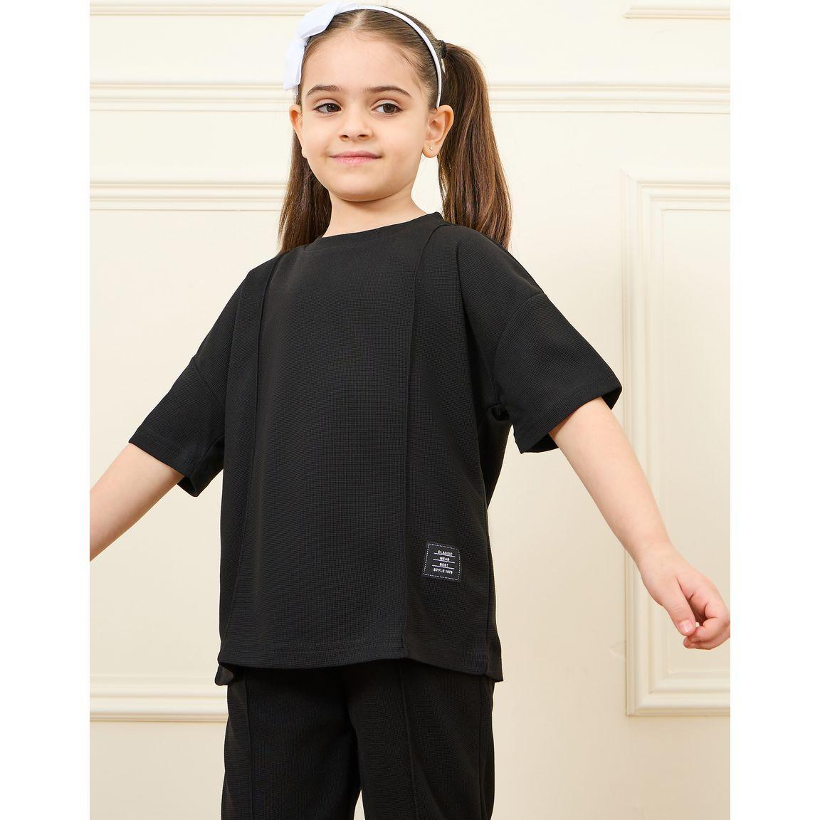 مجموعة من ( بنطال + تيشيرت )-girls-clothing-setsandcoords-image-2