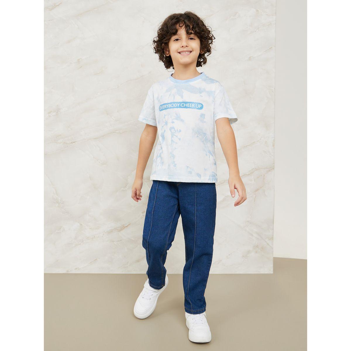 Styli Slogan Tie Dye Print T-Shirt-boys-clothing-tshirtsandpolos-image-2