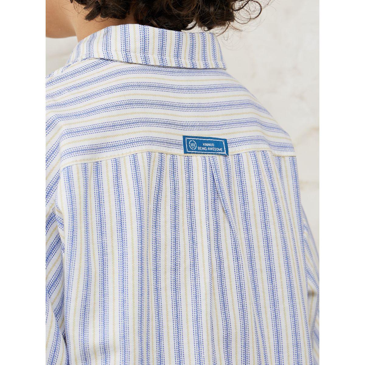 Styli Striped Shirt With Button Closure-boys-clothing-shirts-image-5