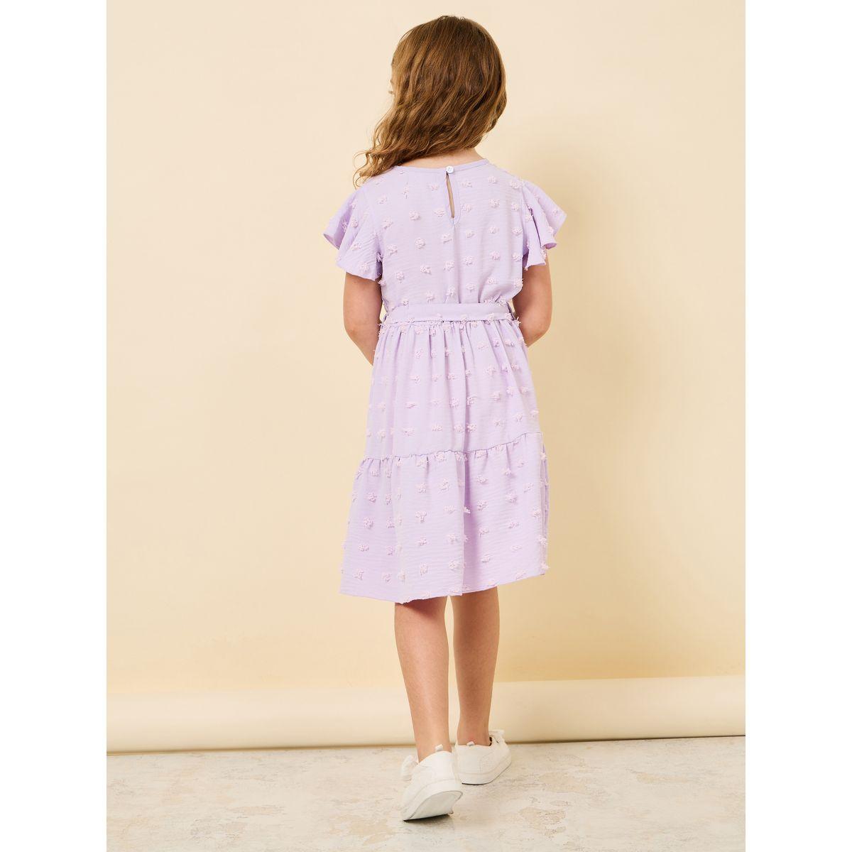 Styli Textured Dobby Belted Dress-girls-clothing-dressesandjumpsuits-image-4
