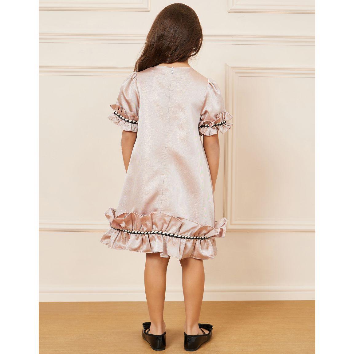 فستان بتفاصيل كشكش واكمام منفوخة-girls-clothing-dressesandjumpsuits-image-4