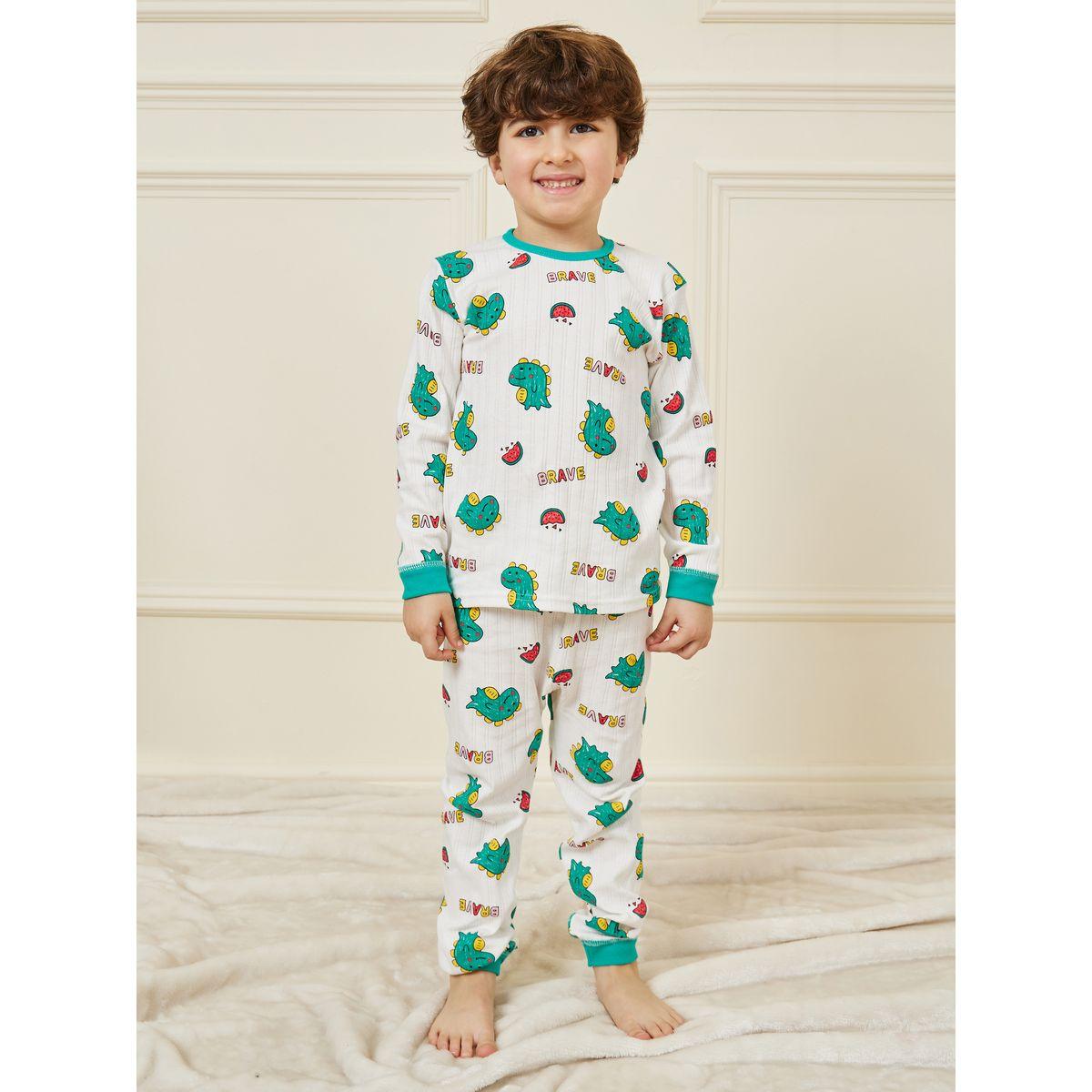 طقم بيجاما من ( بنطال + تيشيرت )-boys-clothing-nightwear-image-1