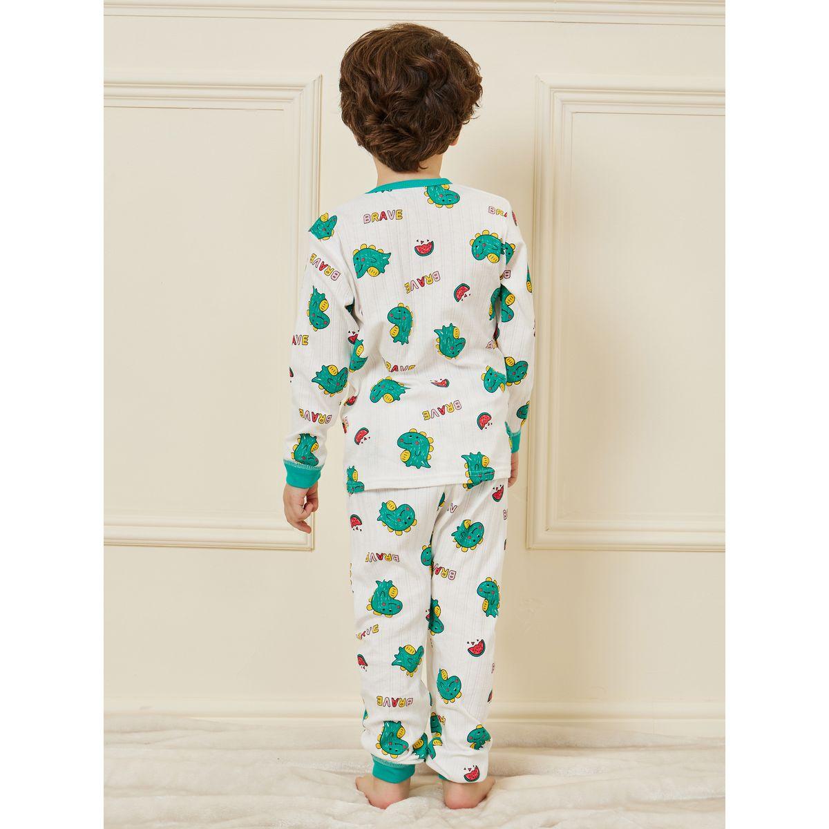 طقم بيجاما من ( بنطال + تيشيرت )-boys-clothing-nightwear-image-4