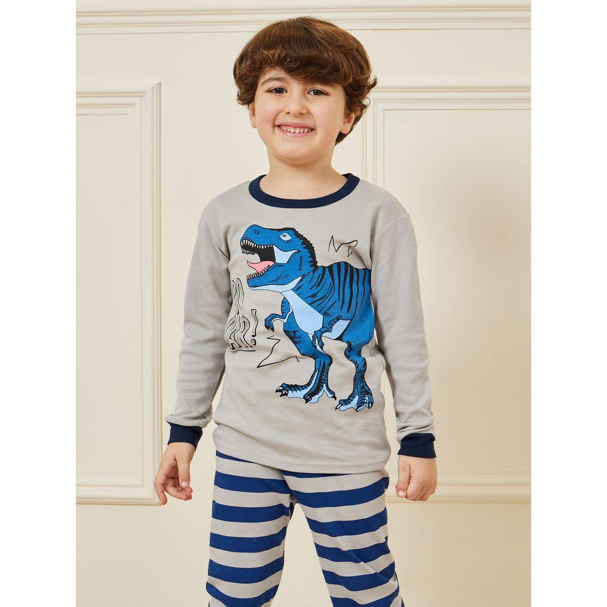 طقم بيجاما من ( بنطال + تيشيرت )-boys-clothing-nightwear-image-2
